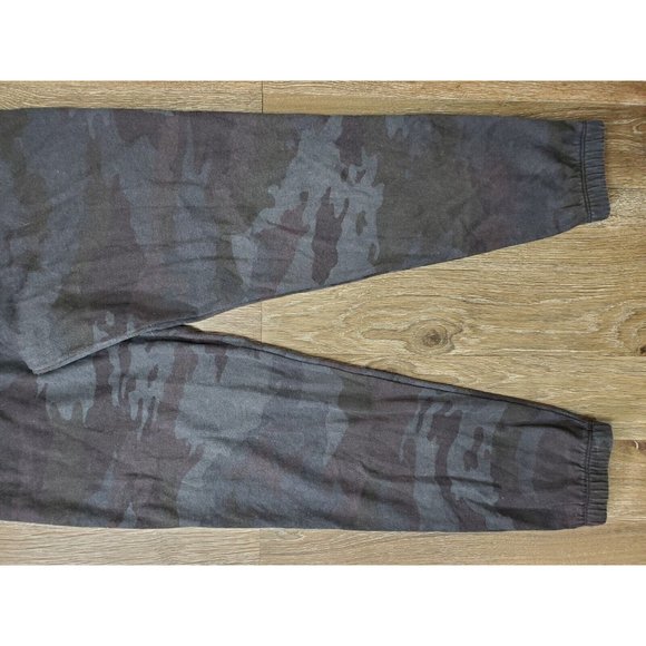 Victoria Sport Women's S Gray Camo Jogger Sweat Pants Elastic Waist Slit Pocket - Picture 3 of 12